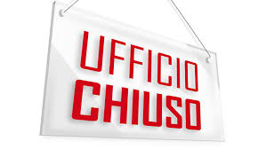 Chiusura ufficio tecnico